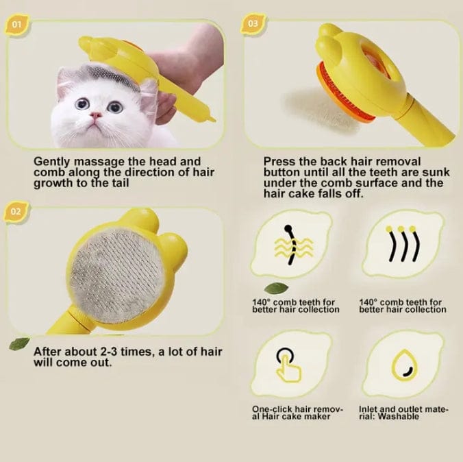 Pet Automatic Grooming Brush - Image 3