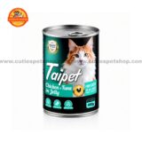 Taipet Can Food Chicken & Tuna in Jelly For Cats Of Adult & Kitten From 2months 400g