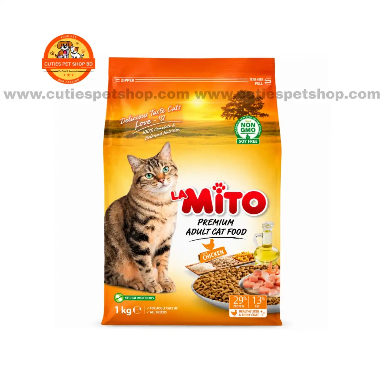 Mito Premium Adult Cat Food Chicken 1kg