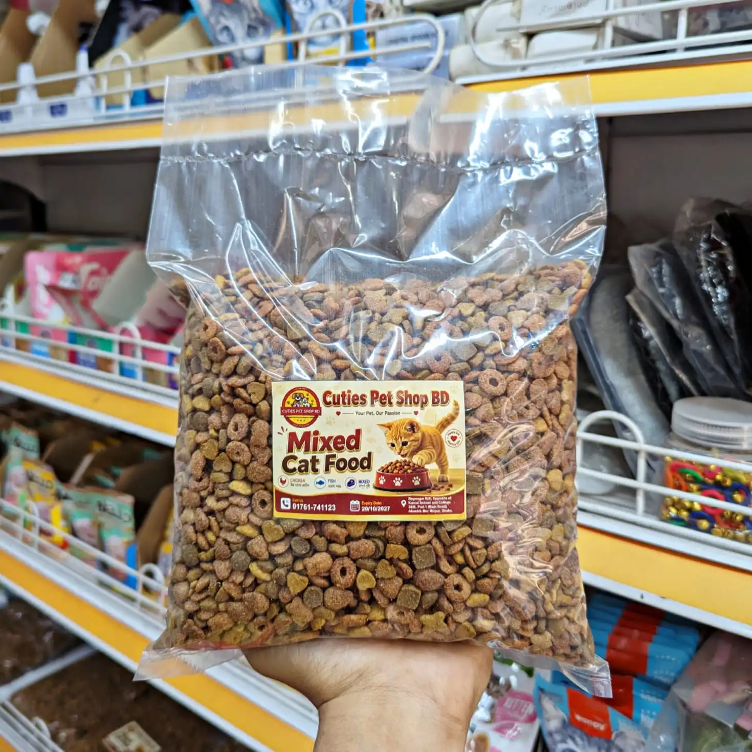 Mixed Cat Food Repack 1kg